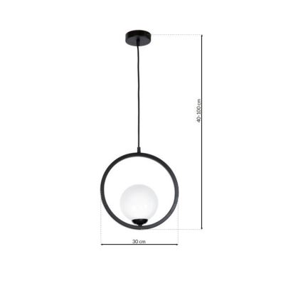 Suspension avec fil BOSTON 1xE14/40W/230V
