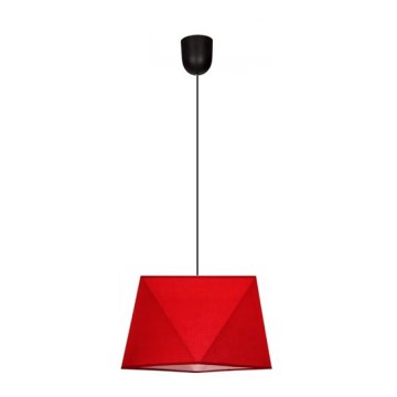 Suspension avec fil DIAMENT 1xE27/60W/230V rouge
