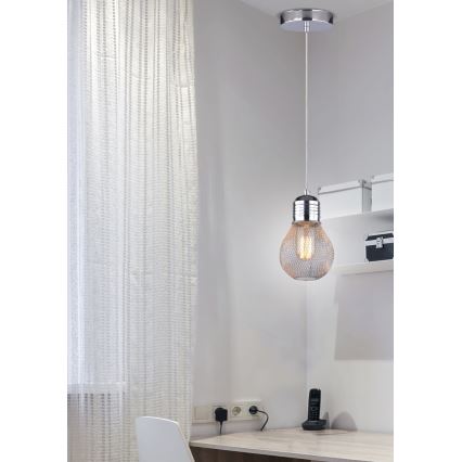 Suspension avec fil GLIVA 1xE27/60W/230V