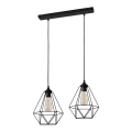 Suspension avec fil KARO 2xE27/15W/230V