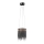 Suspension avec fil LED CASCATA BLACK LED/18W/230V