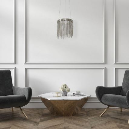 Suspension avec fil LED CASCATA SATIN LED/18W/230V