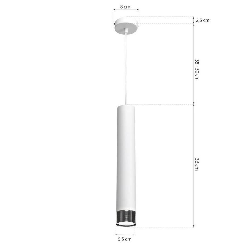 Suspension avec fil LED DANI 1xGU10/8W/230V