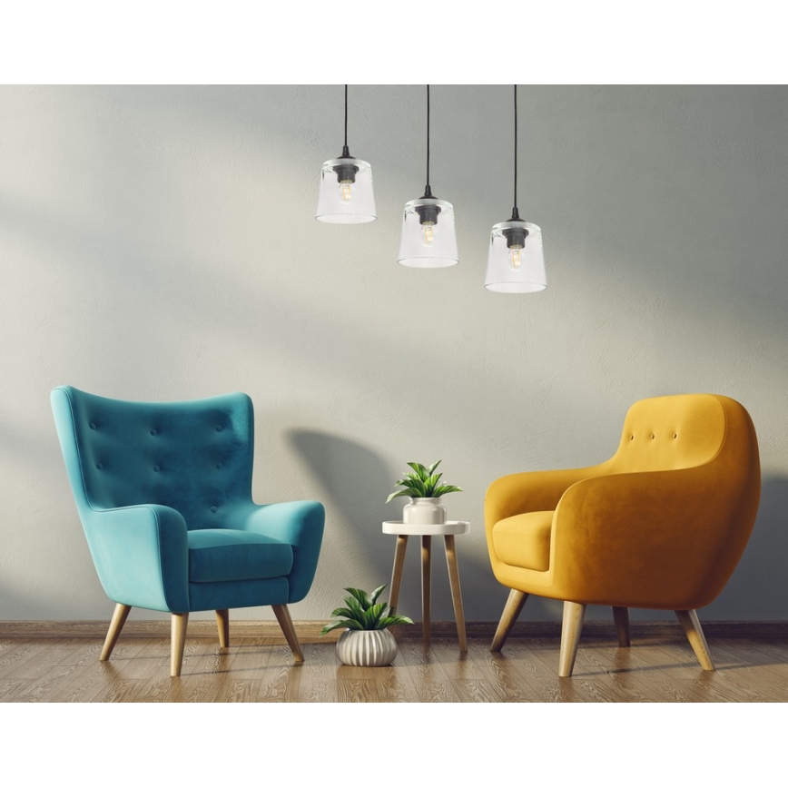 Suspension avec fil LUCEA 1xE27/15W/230V