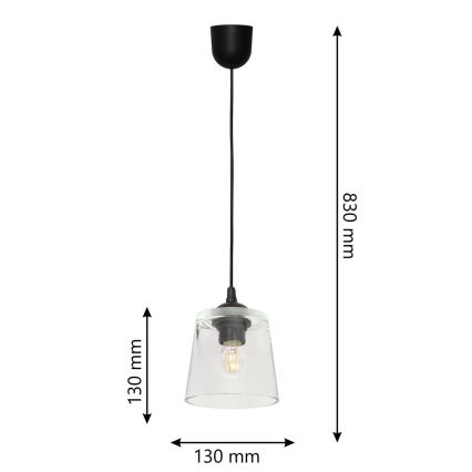 Suspension avec fil LUCEA 1xE27/15W/230V