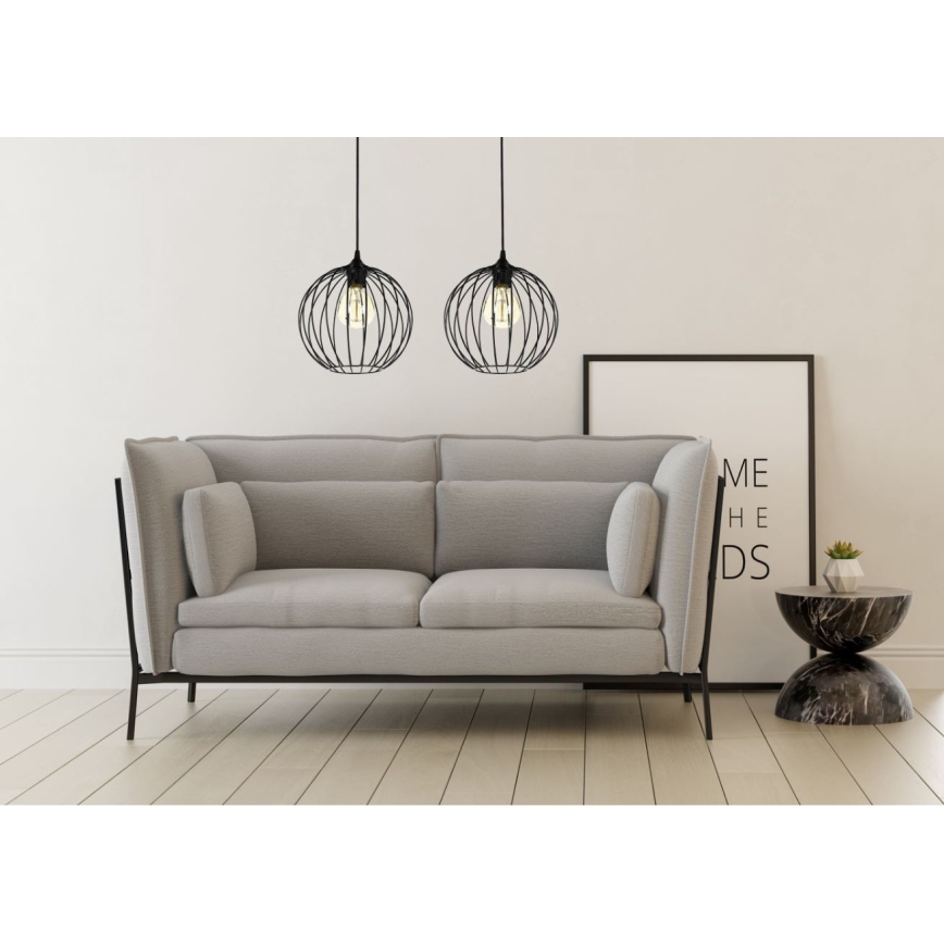 Suspension avec fil MATT 2xE27/60W/230V