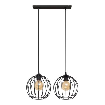 Suspension avec fil MERCURE 2xE27/15W/230V