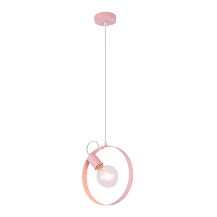 Suspension avec fil NEXO 1xE27/40W/230V rose