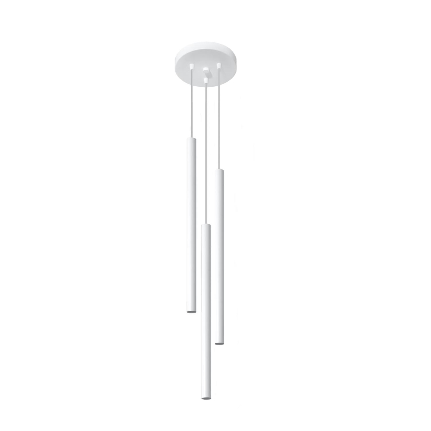 Suspension avec fil PASTELO 3xG9/12W/230V blanc