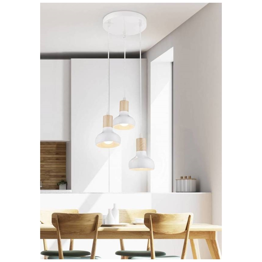 Suspension avec fil PUERTO 3xE14/40W/230V