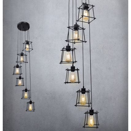 Suspension avec fil RYGA 6xE27/20W/230V