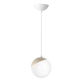 Suspension avec fil SFERA WOOD 1xE14/40W/230V blanc