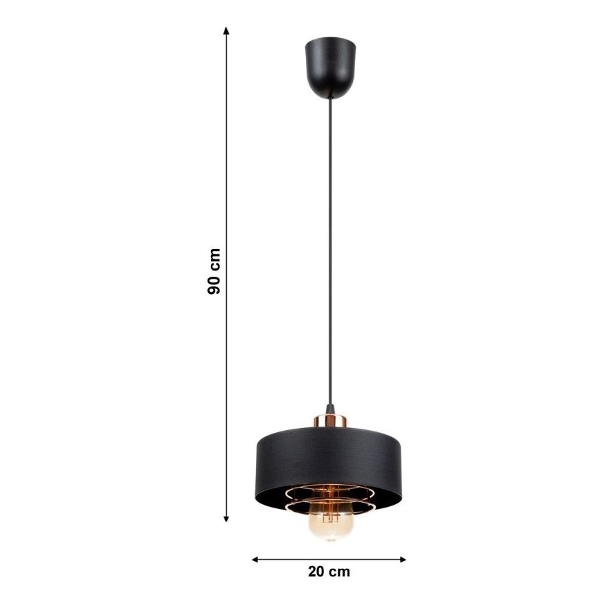Suspension avec fil VEST 1xE27/60W/230V