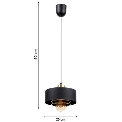 Suspension avec fil VEST 1xE27/60W/230V