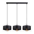 Suspension avec fil VEST 3xE27/60W/230V