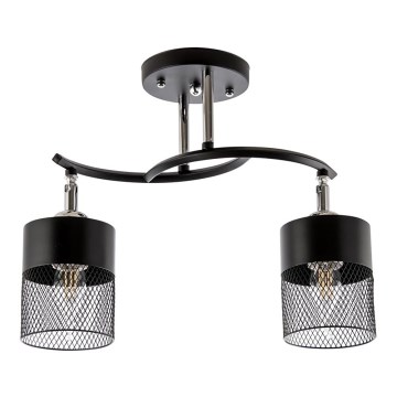 Suspension avec tige 2xE27/60W/230V