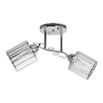 Suspension avec tige 2xE27/60W/230V