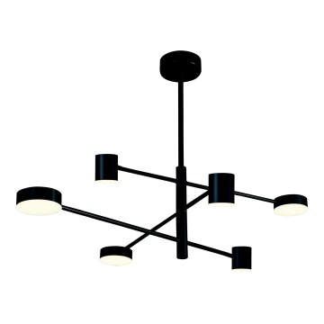 Suspension avec tige LED/36W/230V 3000K noir