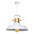 Suspension AYD 1xE27/40W/230V blanche/or
