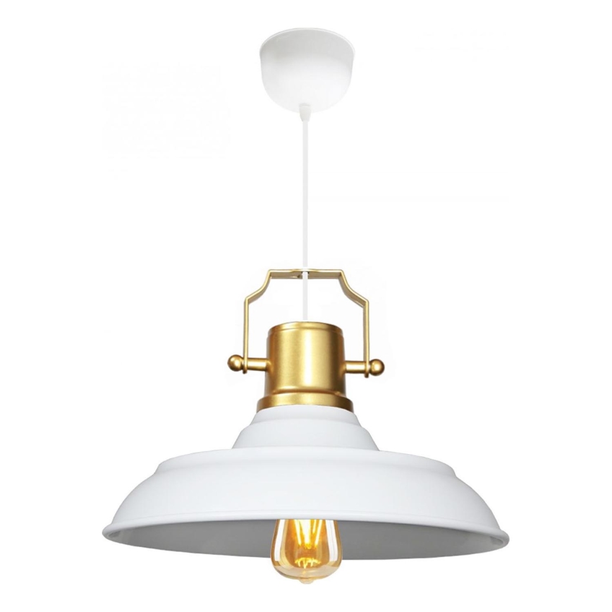 Suspension AYD 1xE27/40W/230V blanche/or