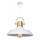 Suspension AYD 1xE27/40W/230V blanche/or