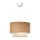 Suspension AYD sur câble 1xE27/15W/230V beige/blanc
