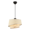 Suspension BARETTE 1xE27/60W/230V crème/chrom brillant