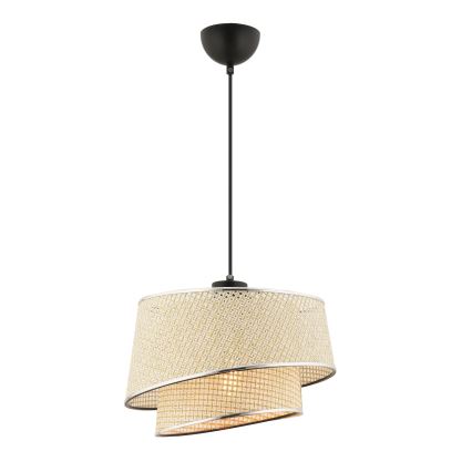 Suspension BARETTE 1xE27/60W/230V crème/chrome brillant