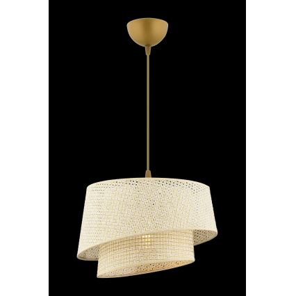 Suspension BARETTE 1xE27/60W/230V crème