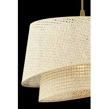 Suspension BARETTE 1xE27/60W/230V crème