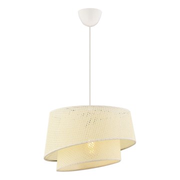 Suspension BARETTE 1xE27/60W/230V crème