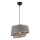Suspension BARETTE 1xE27/60W/230V gris/chrome brillant
