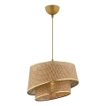 Suspension BARETTE 1xE27/60W/230V marron/or