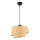 Suspension BARETTE 1xE27/60W/230V marron/or