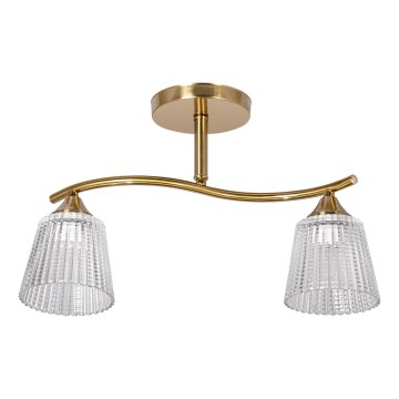 Suspension-barre 2xE14/60W/230V doré