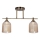 Suspension-barre 2xE14/60W/230V laiton