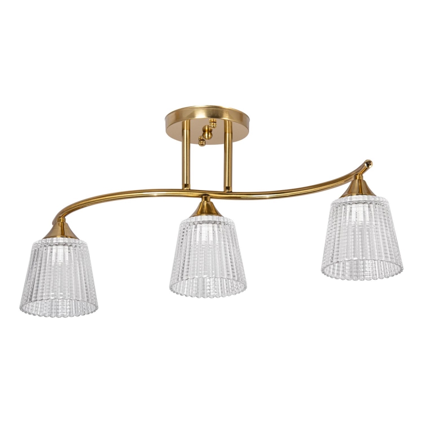 Suspension-barre 3xE14/60W/230V doré