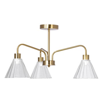 Suspension-barre 3xE27/60W/230V doré