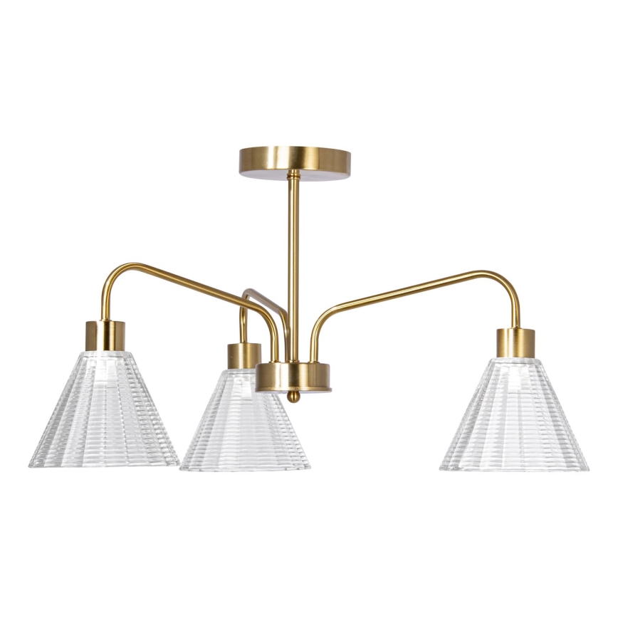 Suspension-barre 3xE27/60W/230V doré