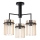 Suspension-barre 3xE27/60W/230V noir/beige