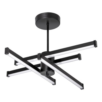 Suspension-barre 4xLED/10W/230V 3000-6500K d. 68 cm noir