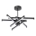 Suspension-barre 6xLED/10W/230V 3000-6500K d. 66 cm noir
