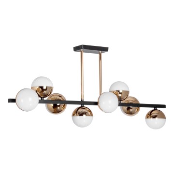 Suspension-barre 8xLED/7W/230V doré/noir