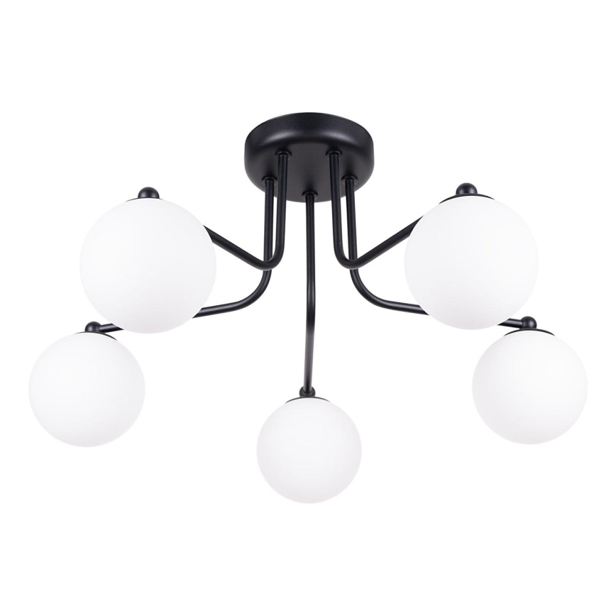 Suspension-barre ASTRAL 5xG9/8W/230V noir