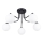 Suspension-barre ASTRAL 5xG9/8W/230V noir