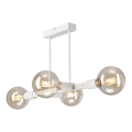 Suspension-barre ASTRID 4xE27/60W/230V blanc