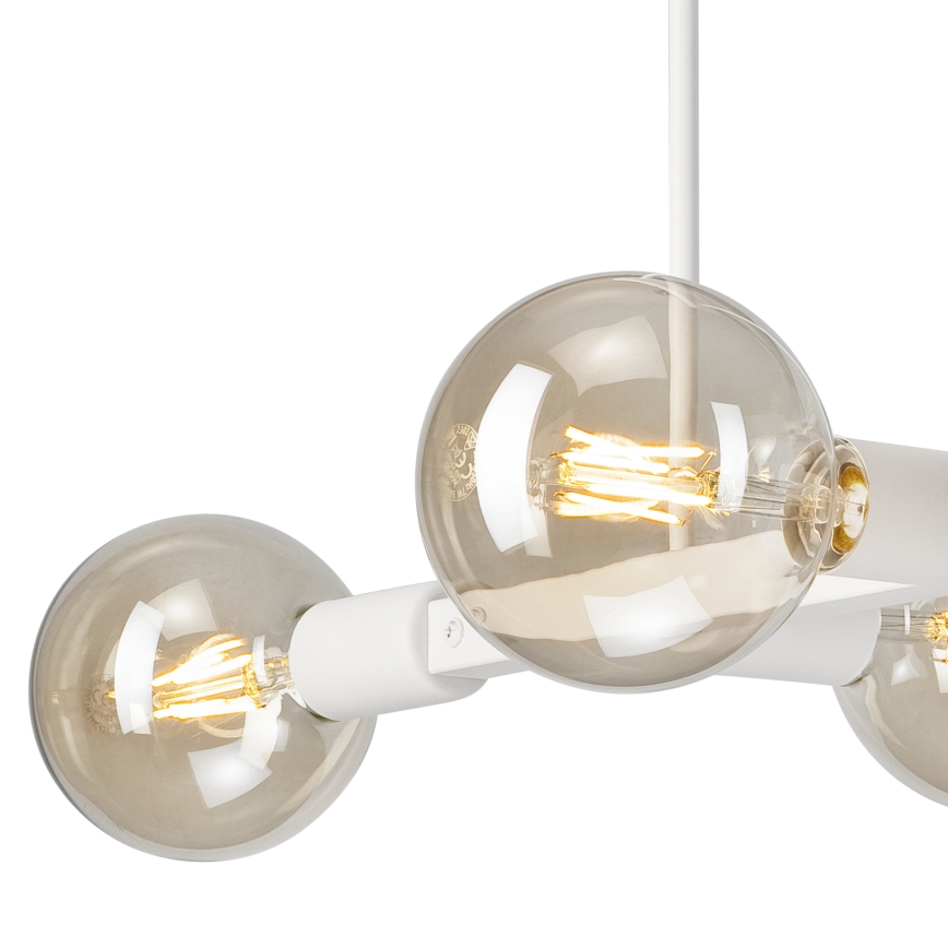 Suspension-barre ASTRID 4xE27/60W/230V blanc