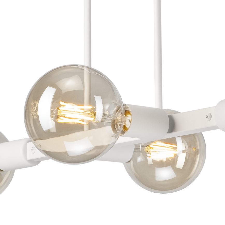 Suspension-barre ASTRID 4xE27/60W/230V blanc