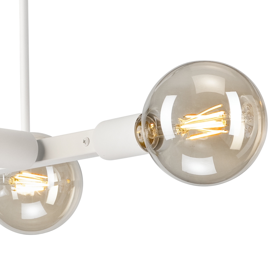 Suspension-barre ASTRID 4xE27/60W/230V blanc