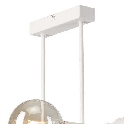 Suspension-barre ASTRID 4xE27/60W/230V blanc